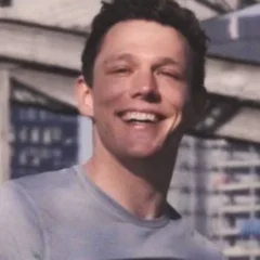 Aaron, smiling